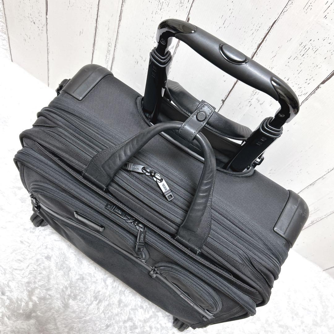 TUMI キャリーバッグ ALPHA2 機内持込可 黒 ビジネス大容量