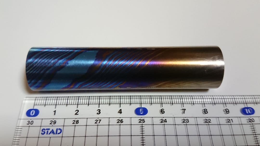 ティマスカス・シリンダーロッド (チタン合金製ダマスカス) Timascus