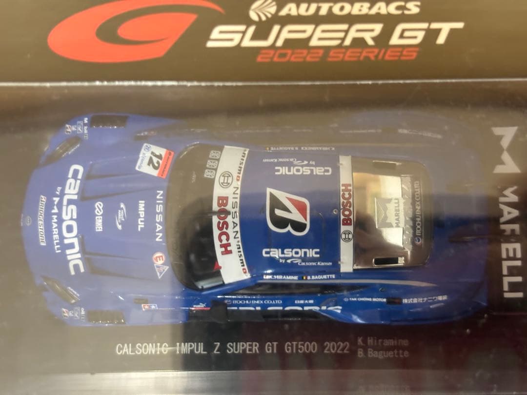 エブロ 1/43 2022 CALSONIC IMPUL Z チャンピオンマシン