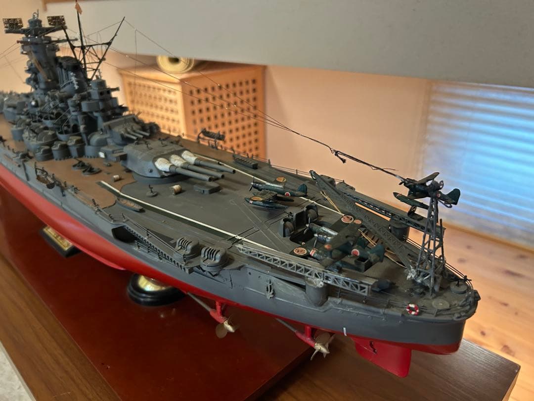 【17日まで限定値下げ】ニチモ 戦艦大和 1/200 塗装完成品