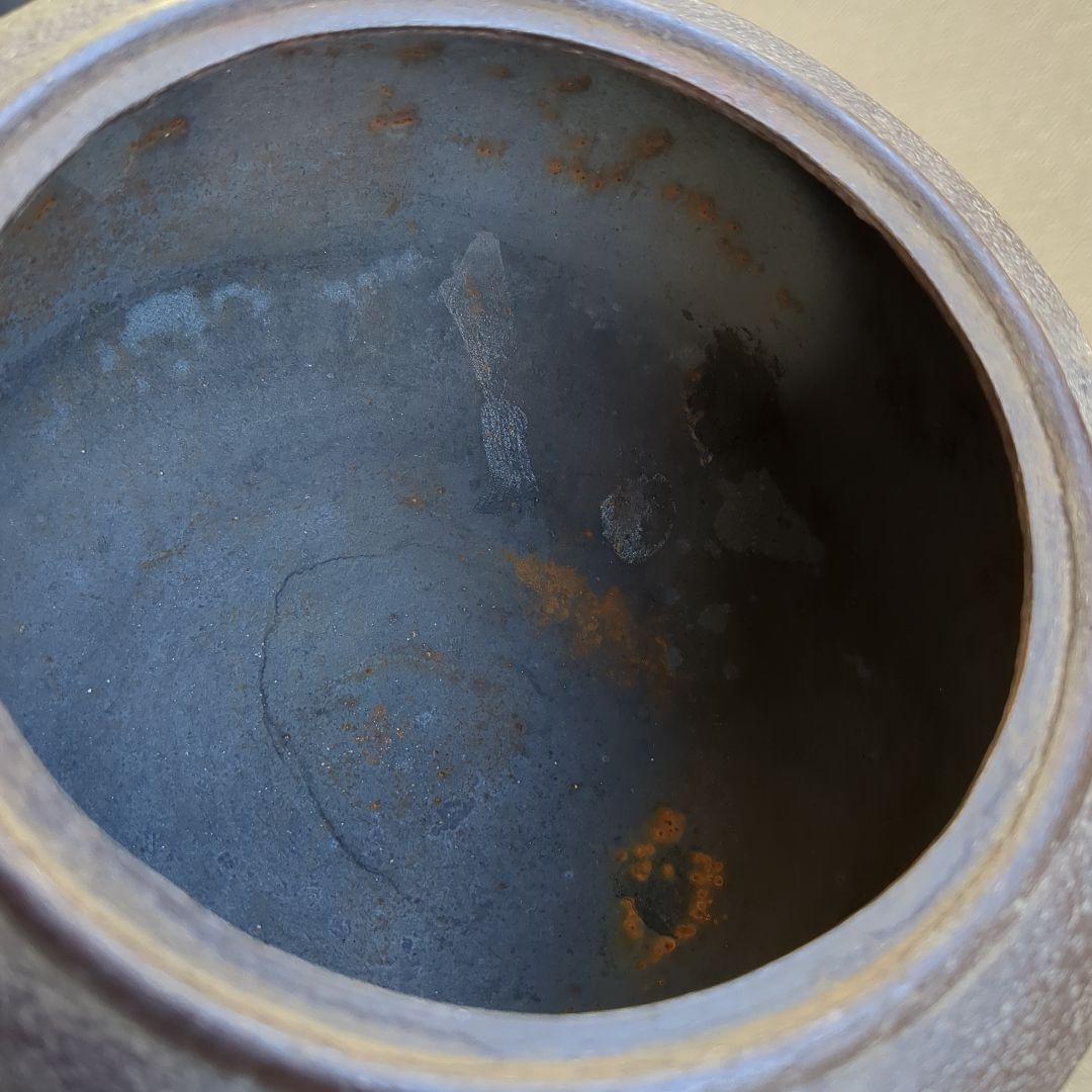 岩手南部鉄瓶　虎山工房　浮彫り鉄瓶☆大幅値下げ