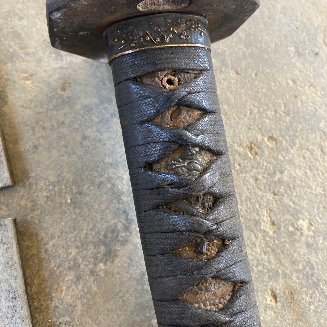 ジャンク 江戸時代 残欠 古い日本刀 合法サイズにカットされています。