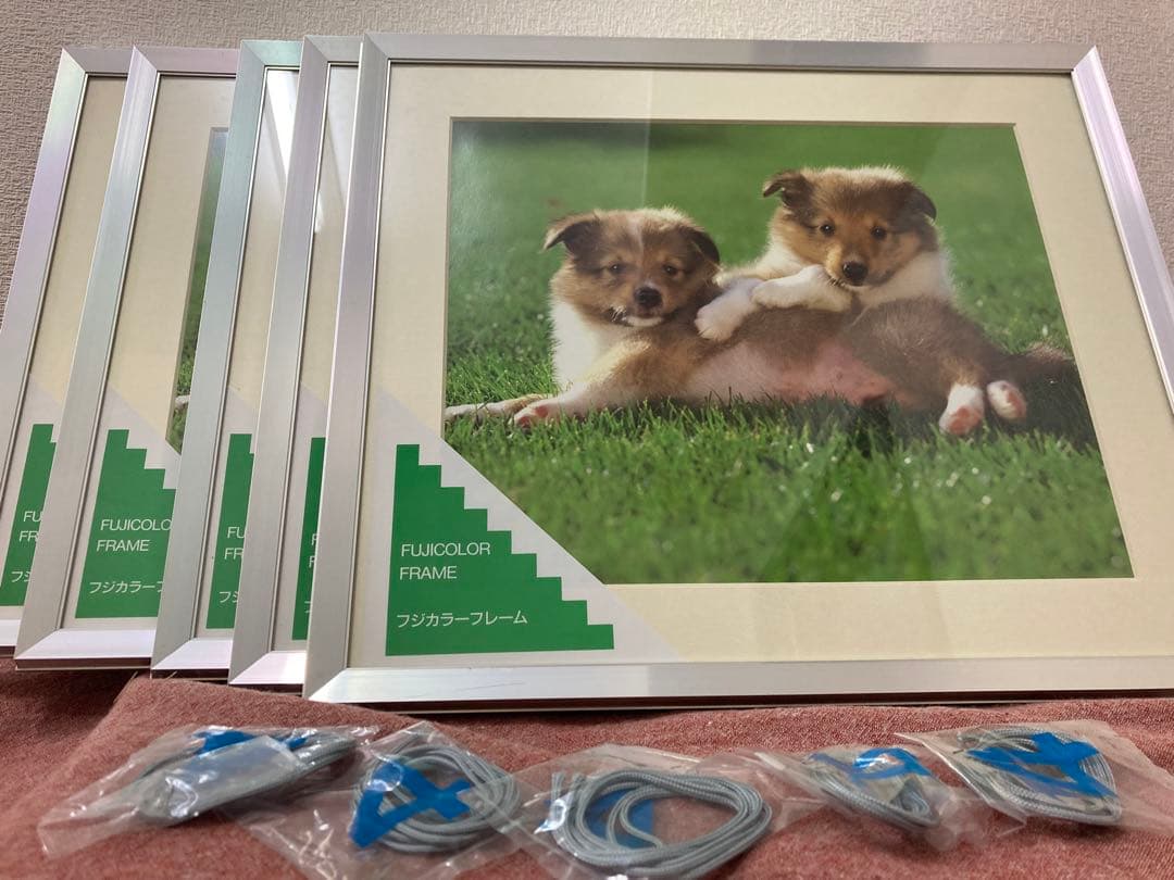 5枚セット アルミ額縁4つ切