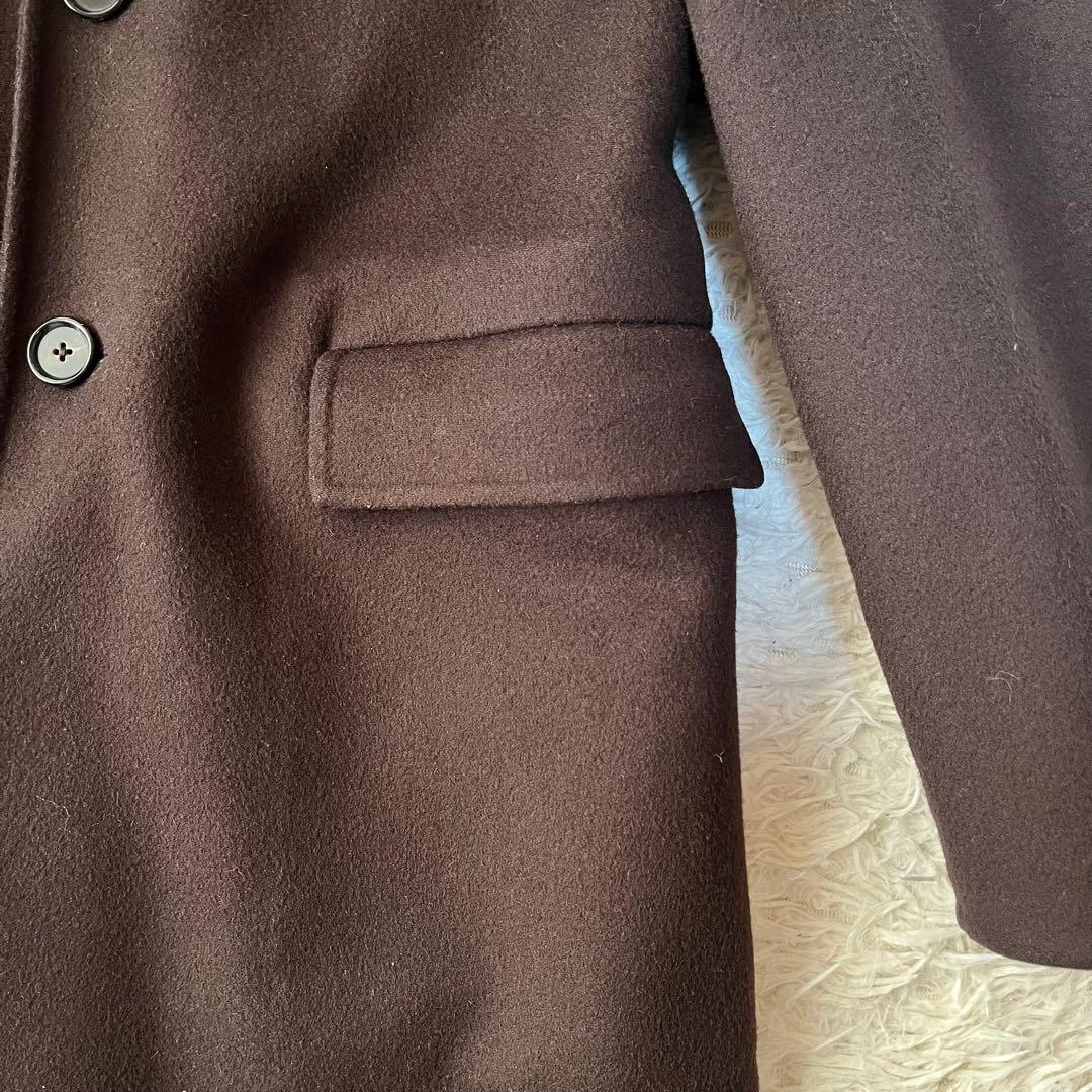 【美品】ジルサンダー カシミヤ混　ウール　チェスターコート　レディースコート