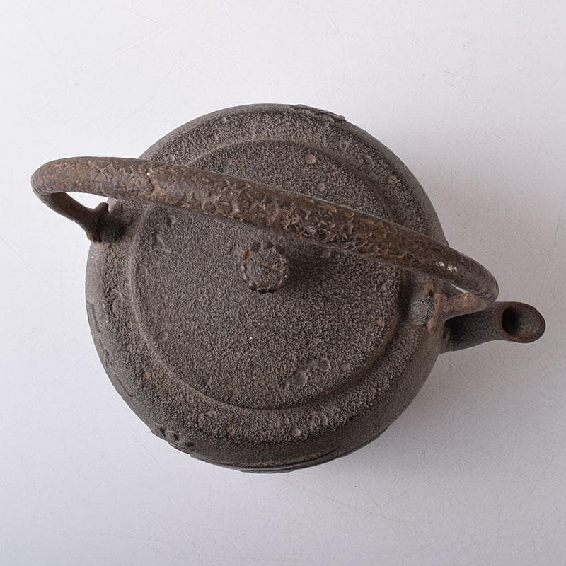 煎茶道具　山形鋳物　保寿堂　光風号　鉄瓶　M　R8724