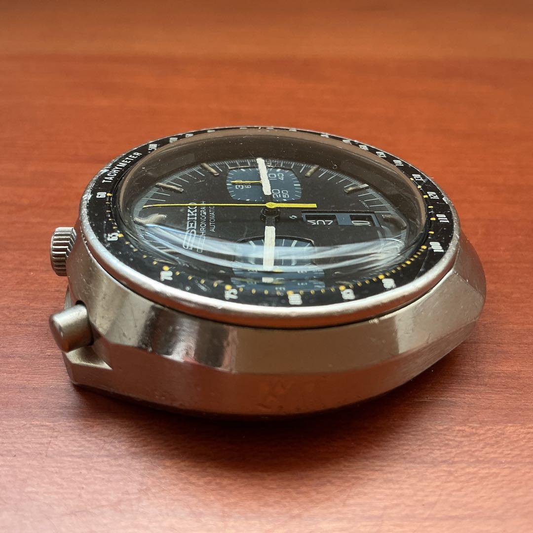 ジャンク セイコー スピードタイマー 6138-0040 黒馬