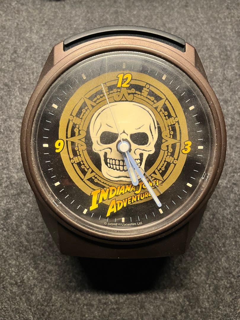 インディージョーンズアドベンチャー 置き時計　激レア