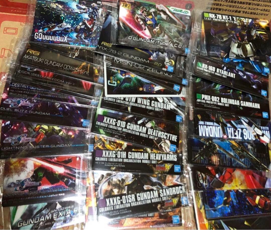 ガンプラパッケージアートグミ2 ジークアクス 33種コンプ