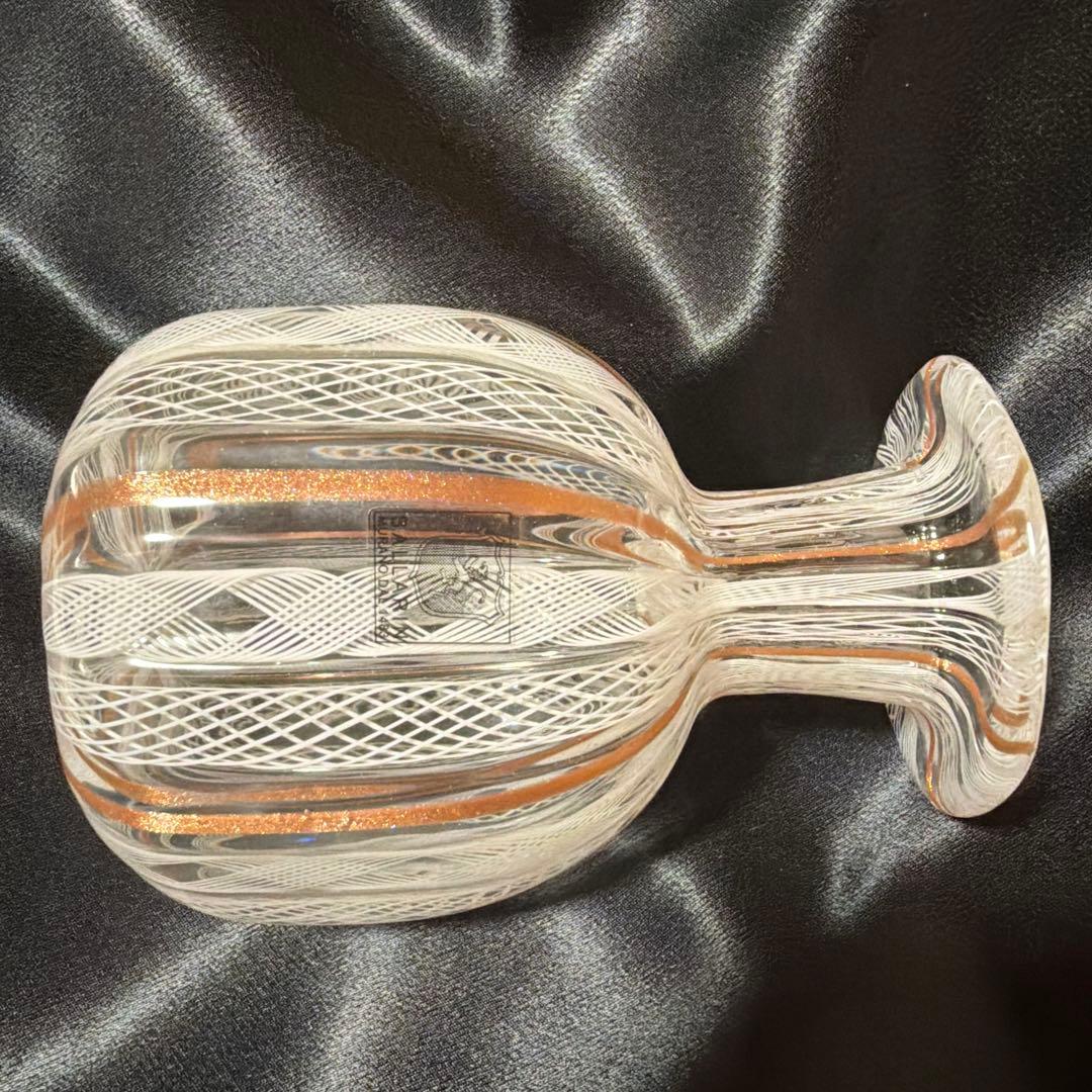 マ*ア様 ベネチアンガラス ムラーノガラス バラリン工房 八角形 香水瓶