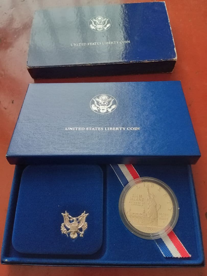 アメリカ 1986年 1ドル 銀貨　自由の女神 プルーフ