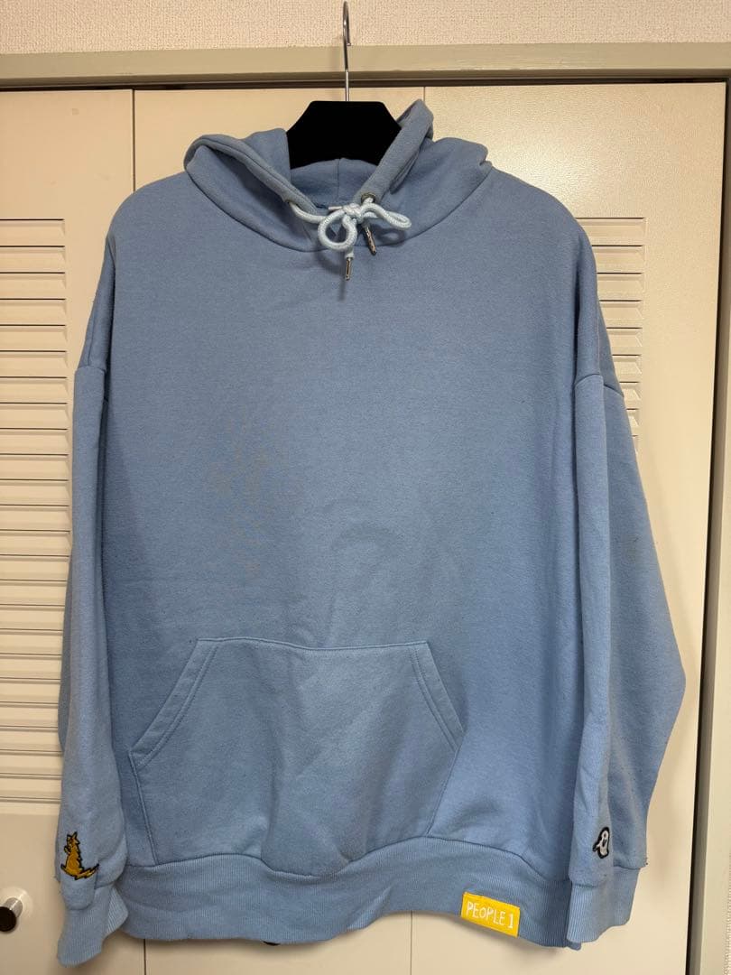 【訳アリ】PEOPLE1 フーディー 怪獣とゴースト パーカー Lサイズ 裏起毛
