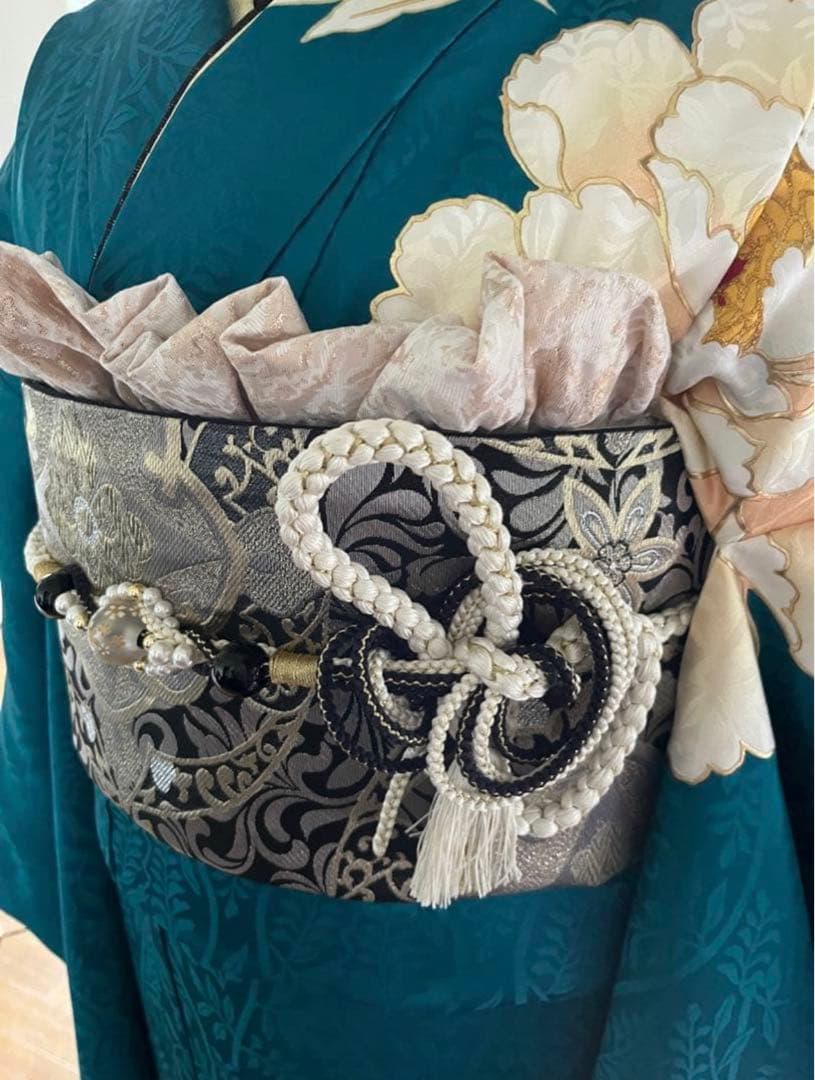 あゆ　ICHIKURA ターコイズ振袖フルセット