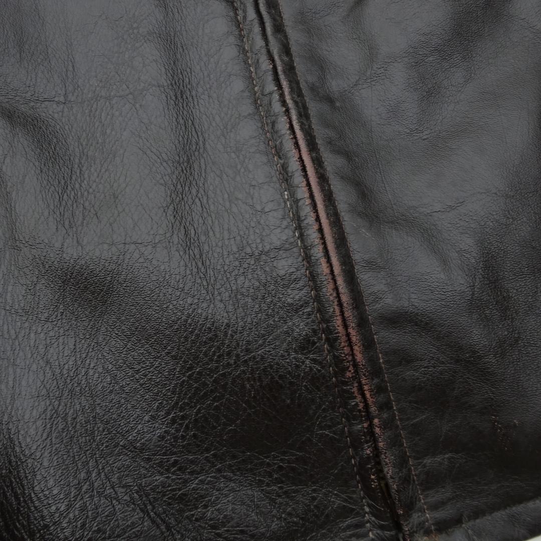 希少Schott ショット652H馬革ホースハイドライダーストラッカー襟付き42