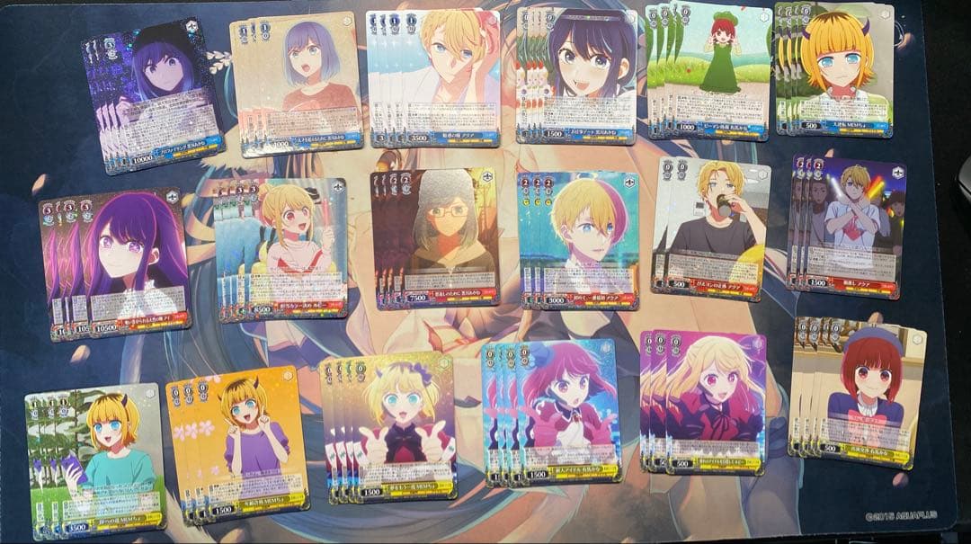 ヴァイスシュヴァルツ　推しの子RR以下各4＋PR