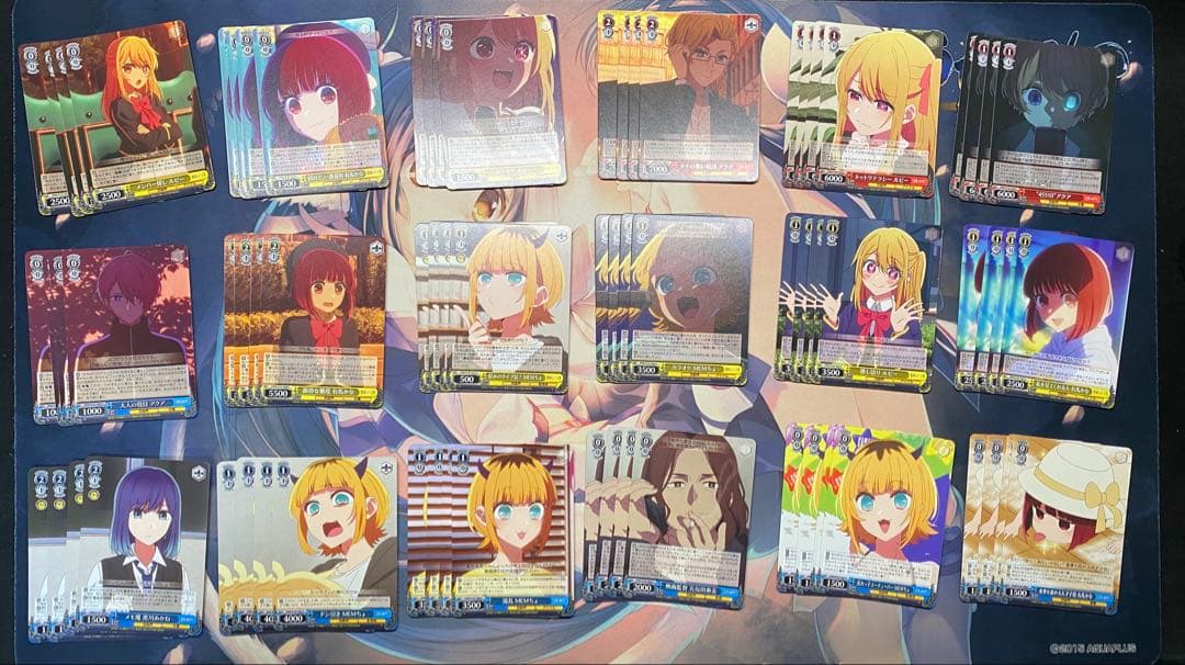 ヴァイスシュヴァルツ　推しの子RR以下各4＋PR