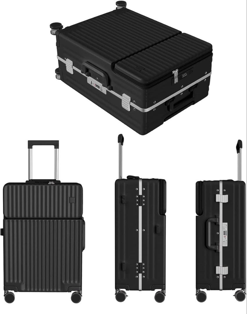 スーツケース ブラック　キャリーケース 機内持ち込み キャリーバッグ