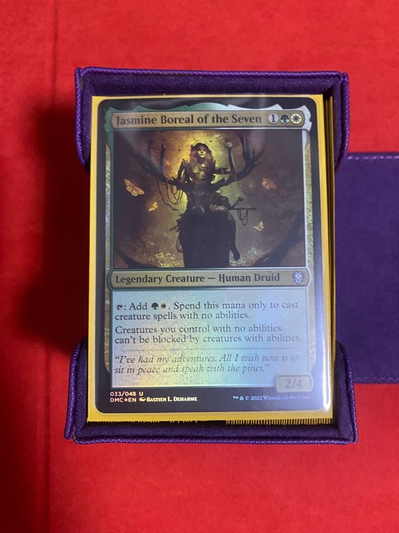 引退品　mtg edh 統率者　七のジャスミン・ボリアル　セレズニア