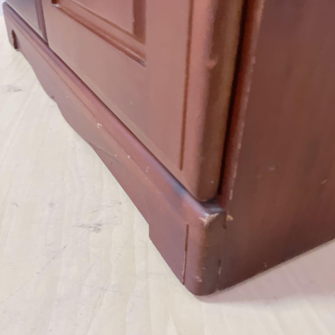 キャスター付き　電話台、FAX台 キャビネット サイドチェスト　サイドラック