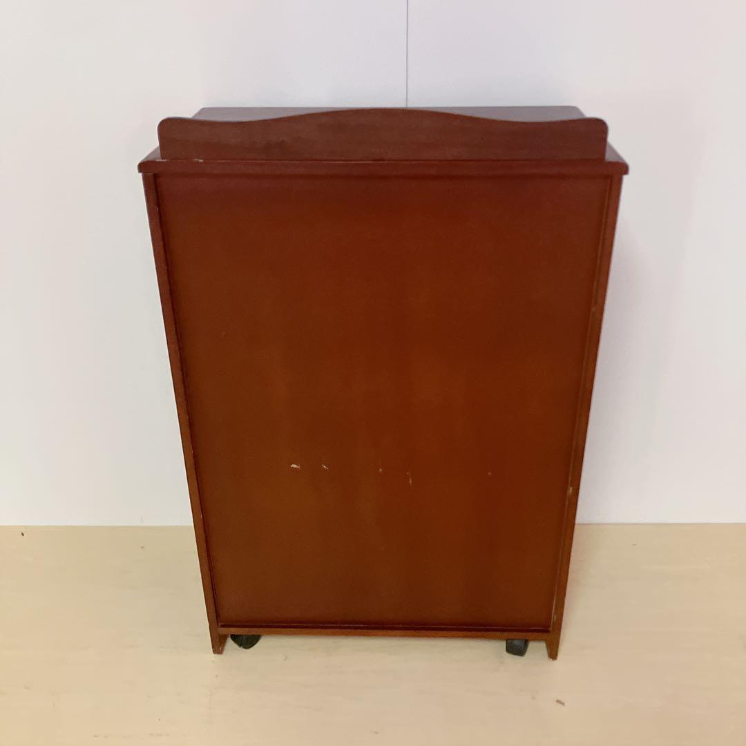 キャスター付き　電話台、FAX台 キャビネット サイドチェスト　サイドラック