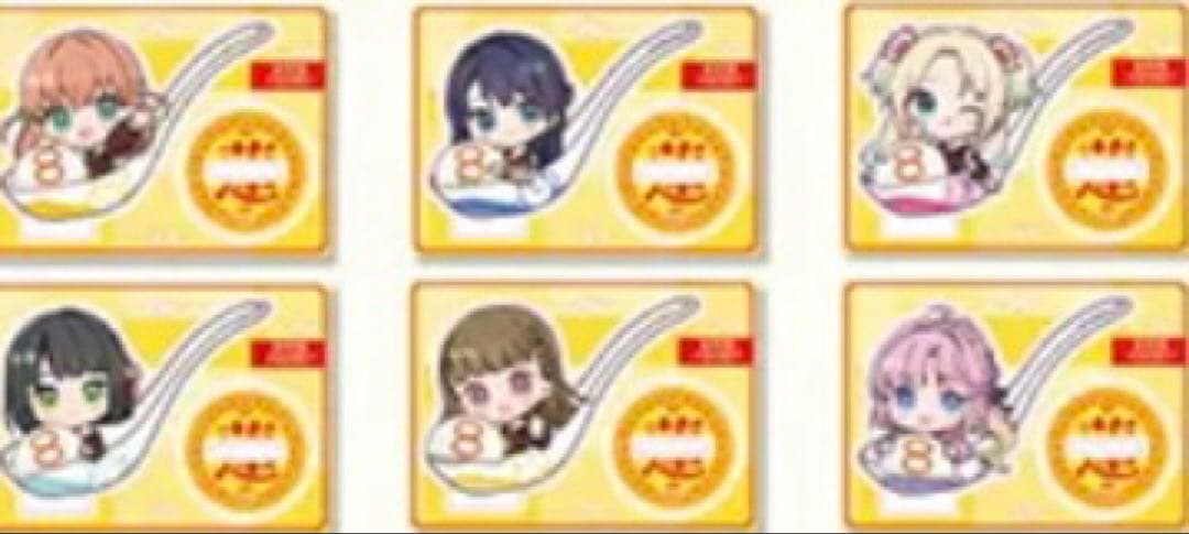 ラブライブ！蓮ノ空女学院 ８番らーめんコラボアクリルスタンド 8個セット