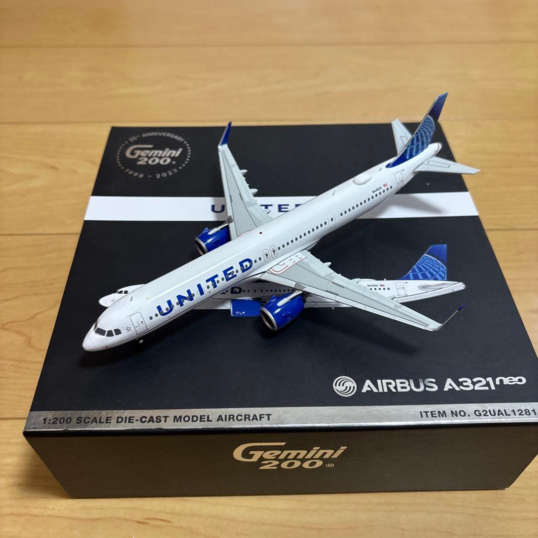 Gemini 200 ダイキャストモデルA321neo ユナイテッド航空