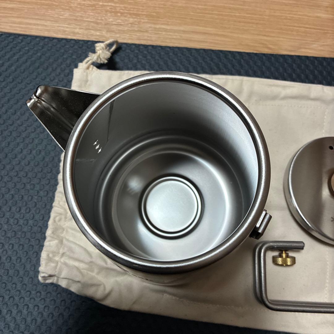  peak ステンレスケトル 収納袋付き