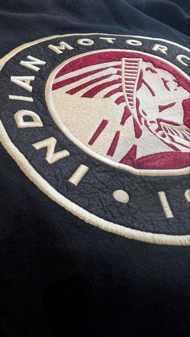 Indian Motorcycle メンズ パーカー　黒　S 新品　タグ付き