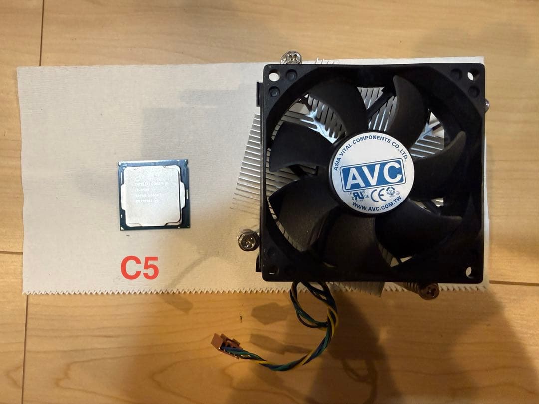 C5美品Intel Core i5-9500 3GHz + AVC冷却ファン！