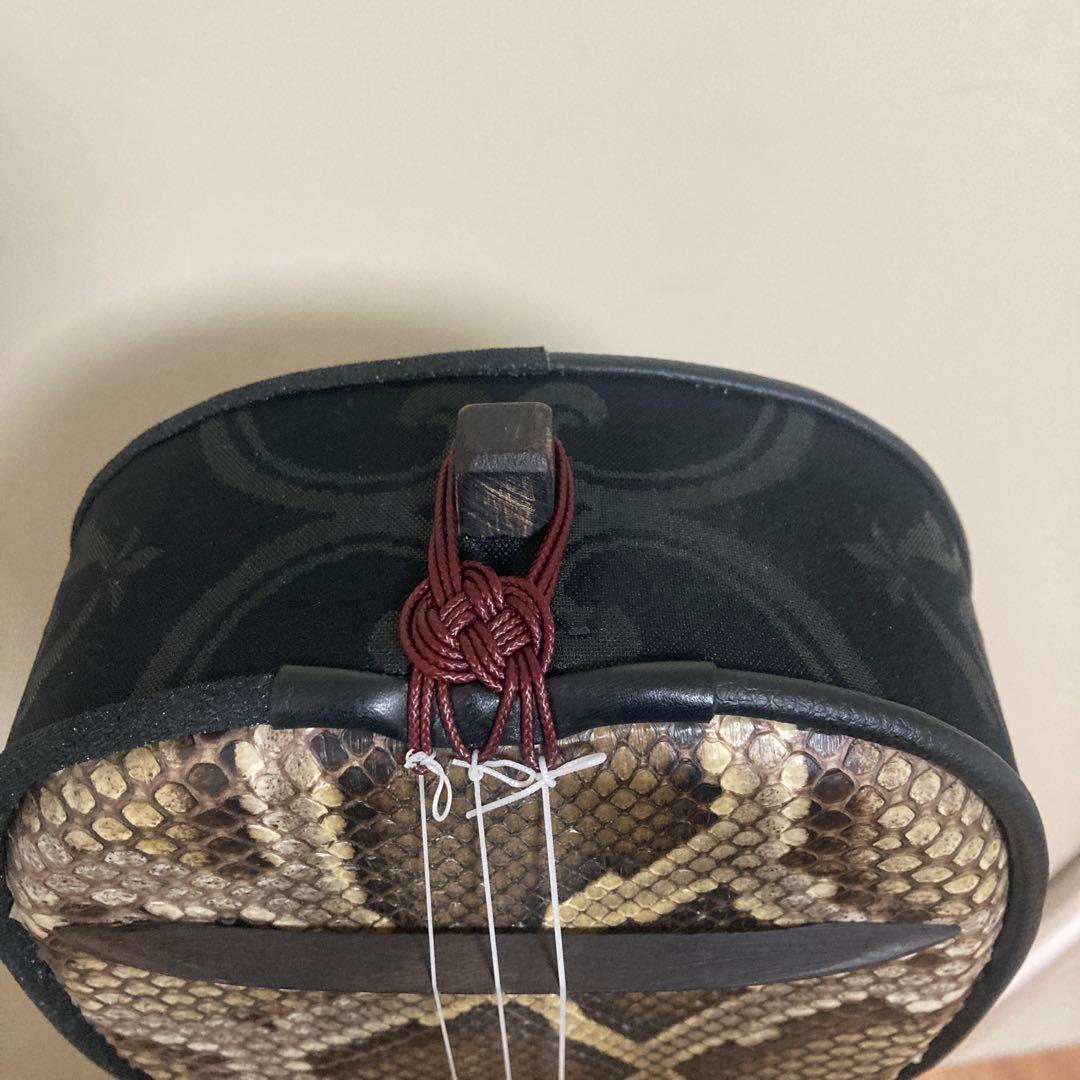 本革　沖縄三線 本体 知念大工