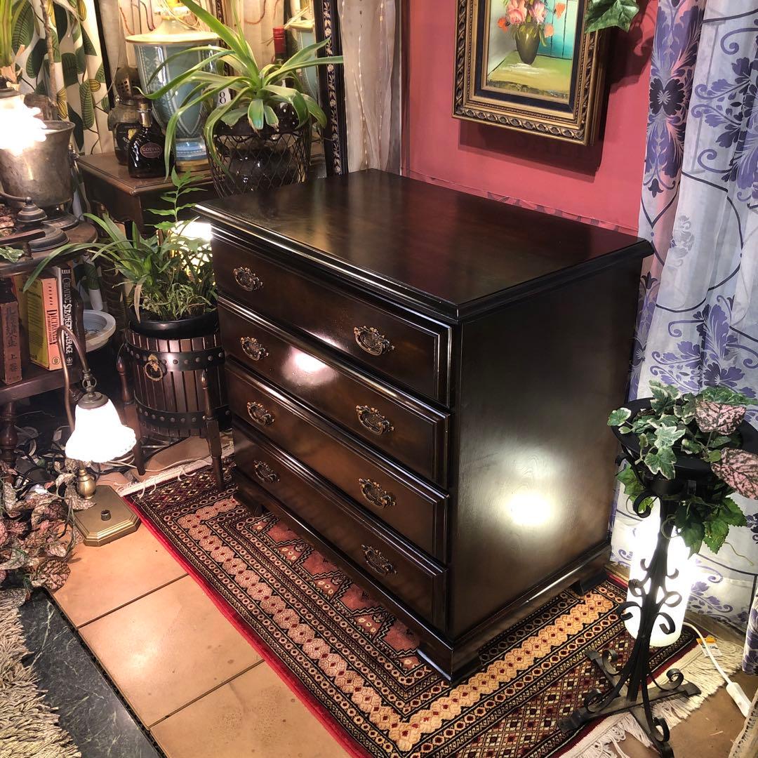 sale JPN 和製　アンティーク　４段　チェスト　かキャビネット