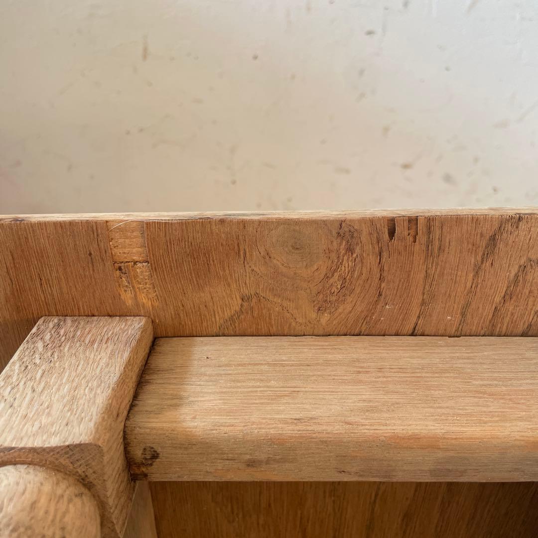 ビンテージ　サイドテーブル ベッドサイドテーブル　スツール　剥離