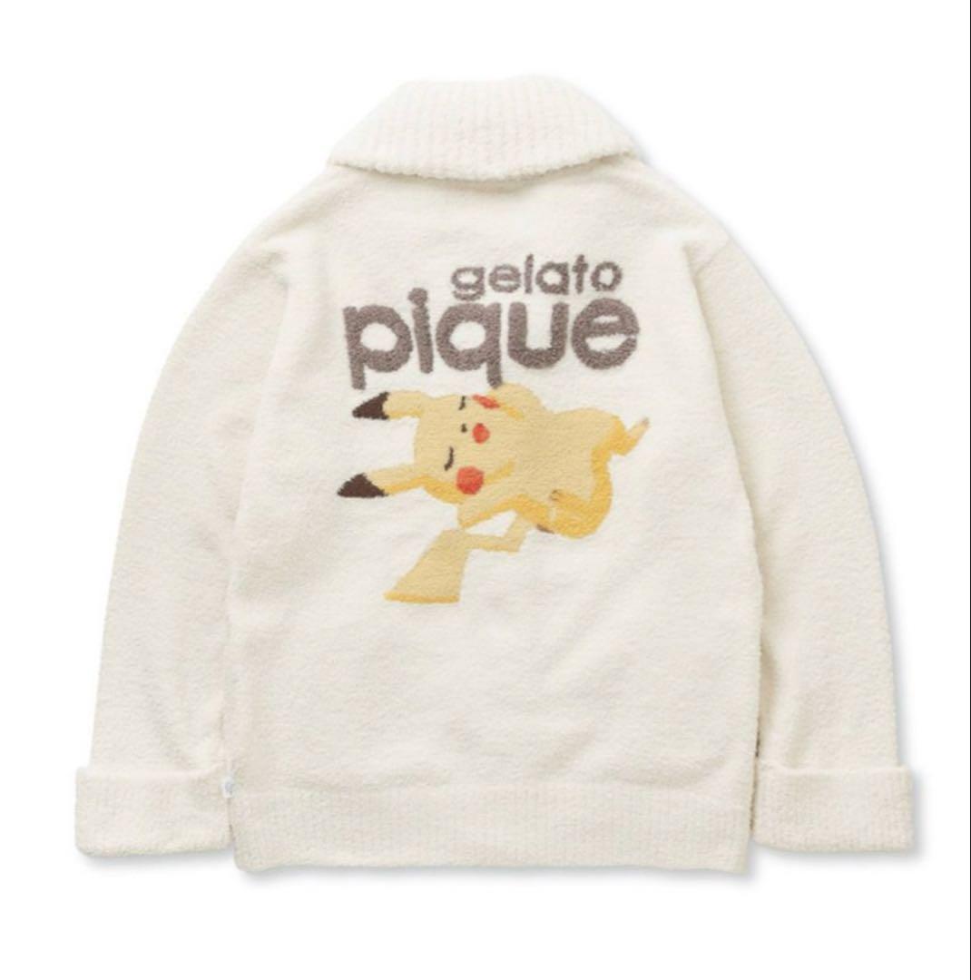 【タグ付】ジェラピケ ポケモン ユニセックスカーディガン ピカチュウ