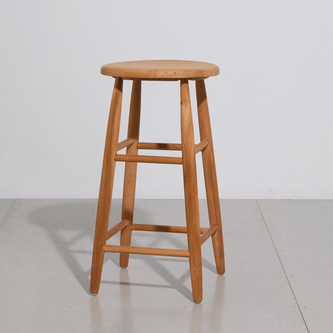 スツール　ハイスツール　天然木