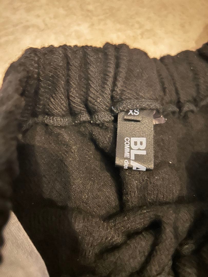 コムデギャルソン ブラック ウール サルエルパンツ XS 黒