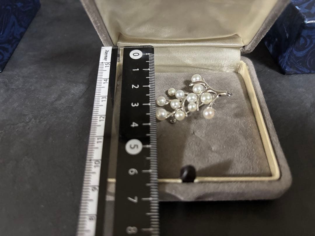 ミキモト 幸福の木 ブローチ シルバー MIKIMOTO