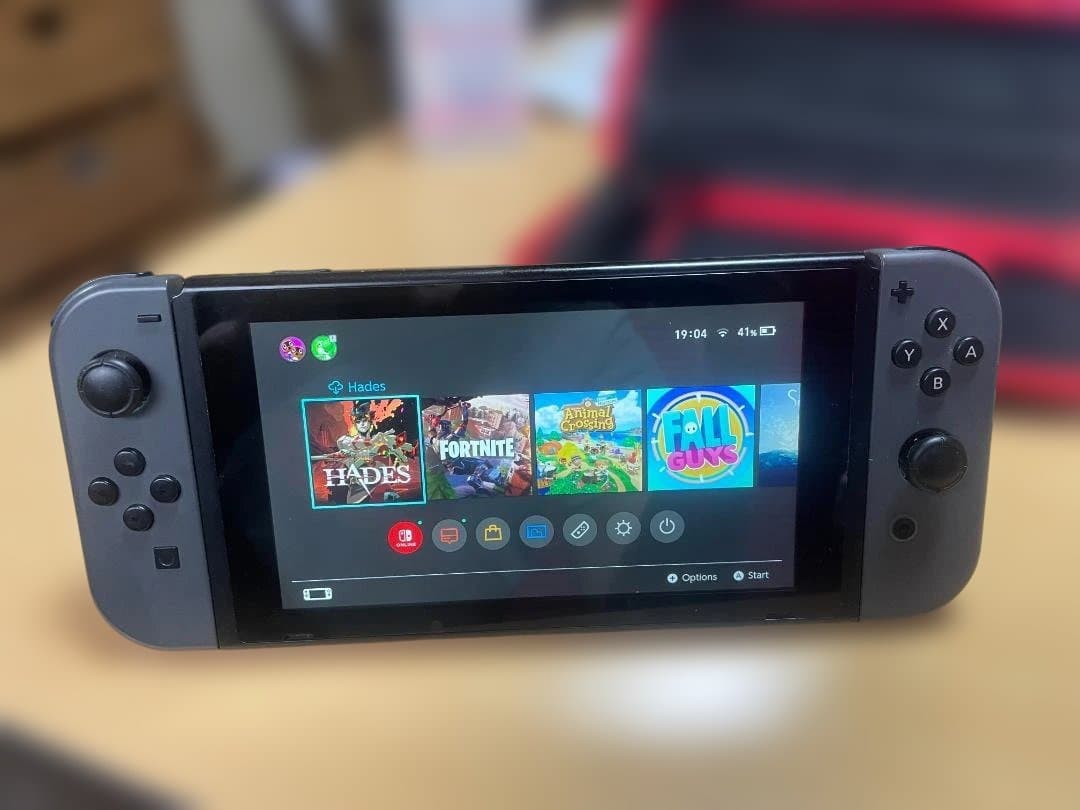 Nintendo Switch グレー 本体 キャリングケース付き