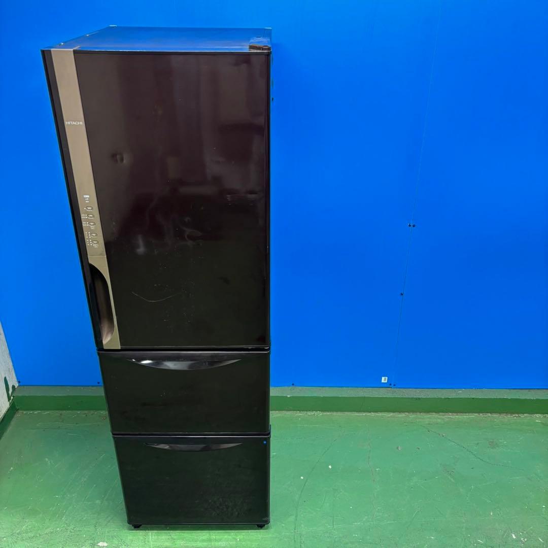 539 関東配送　大型冷蔵庫　300L強　自動製氷機付　右開き　大人気モデル