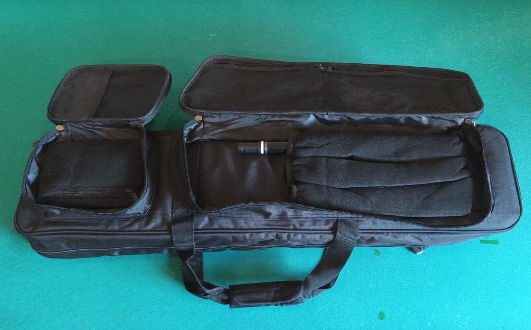 【新品】ビリヤード キューケース 大容量 (4B5S)