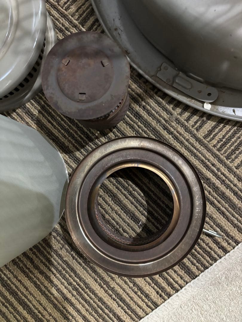 トヨトミ　石油ストーブ ＭＬ-21 シルバー　分解清掃済み