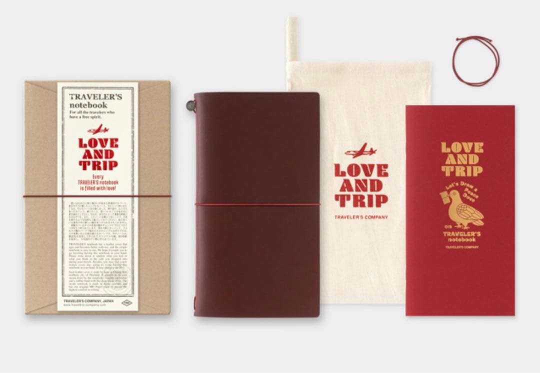 【新品未開封】トラベラーズノート Love and trip レギュラーサイズ⭐︎