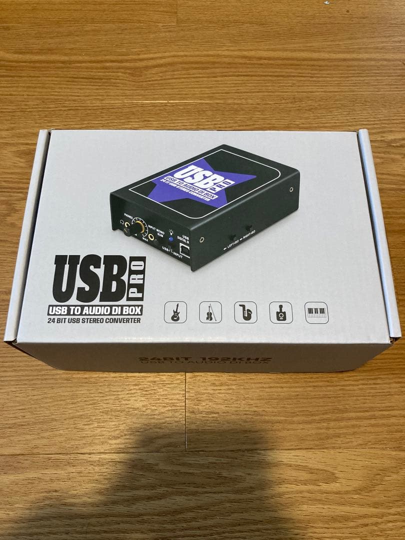 【宅録/ライブ対応】USB→XLR DI｜Radial代替