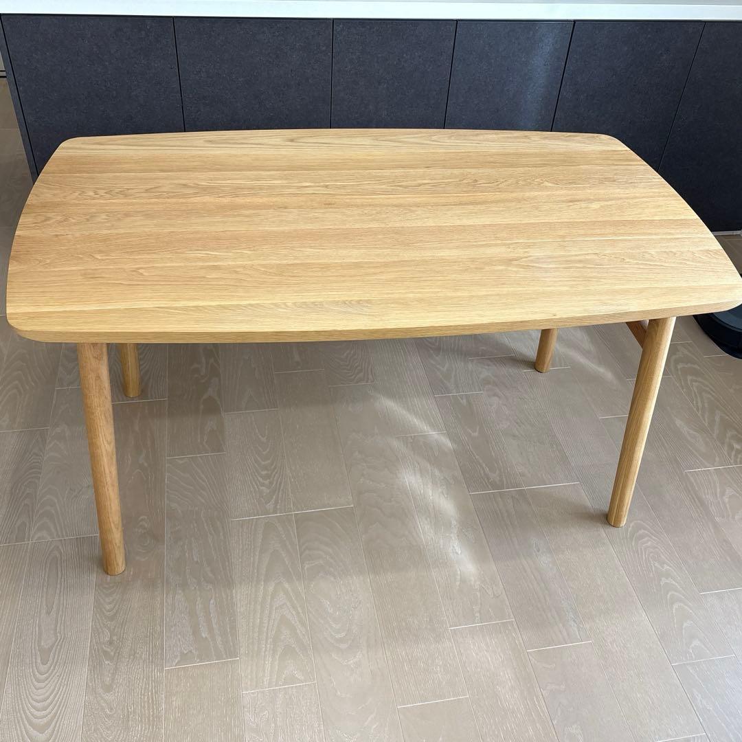 【キズなし・美品】unicoウニコ SOLKソルク ダイニングテーブルW1400