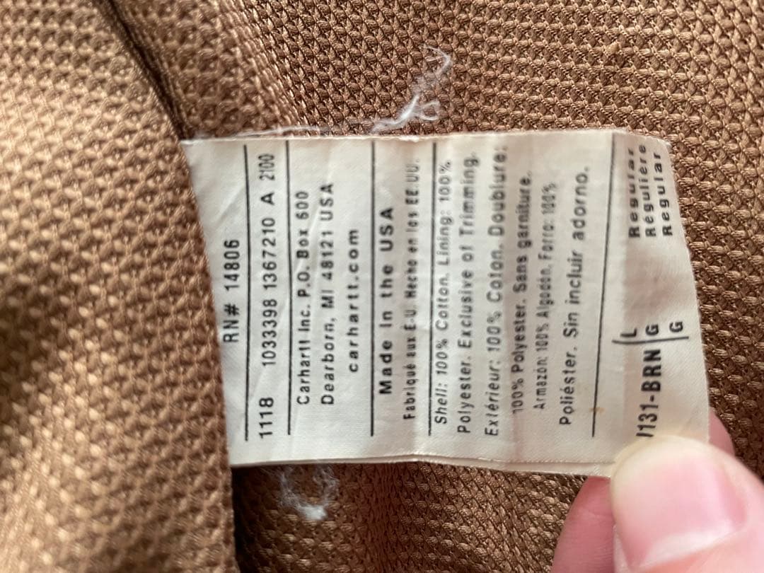 Carhartt アクティブジャケット　USA製
