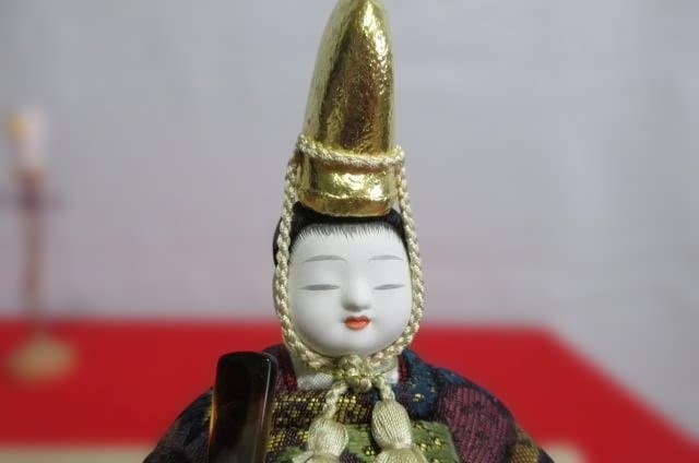 格安　東京都指定伝統工芸士 柿沼東光　木目込み人形　　親王飾り