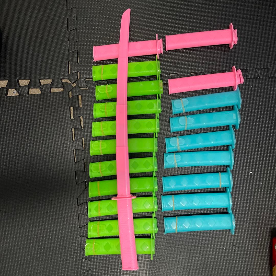 のびる日本刀のおもちゃ21本