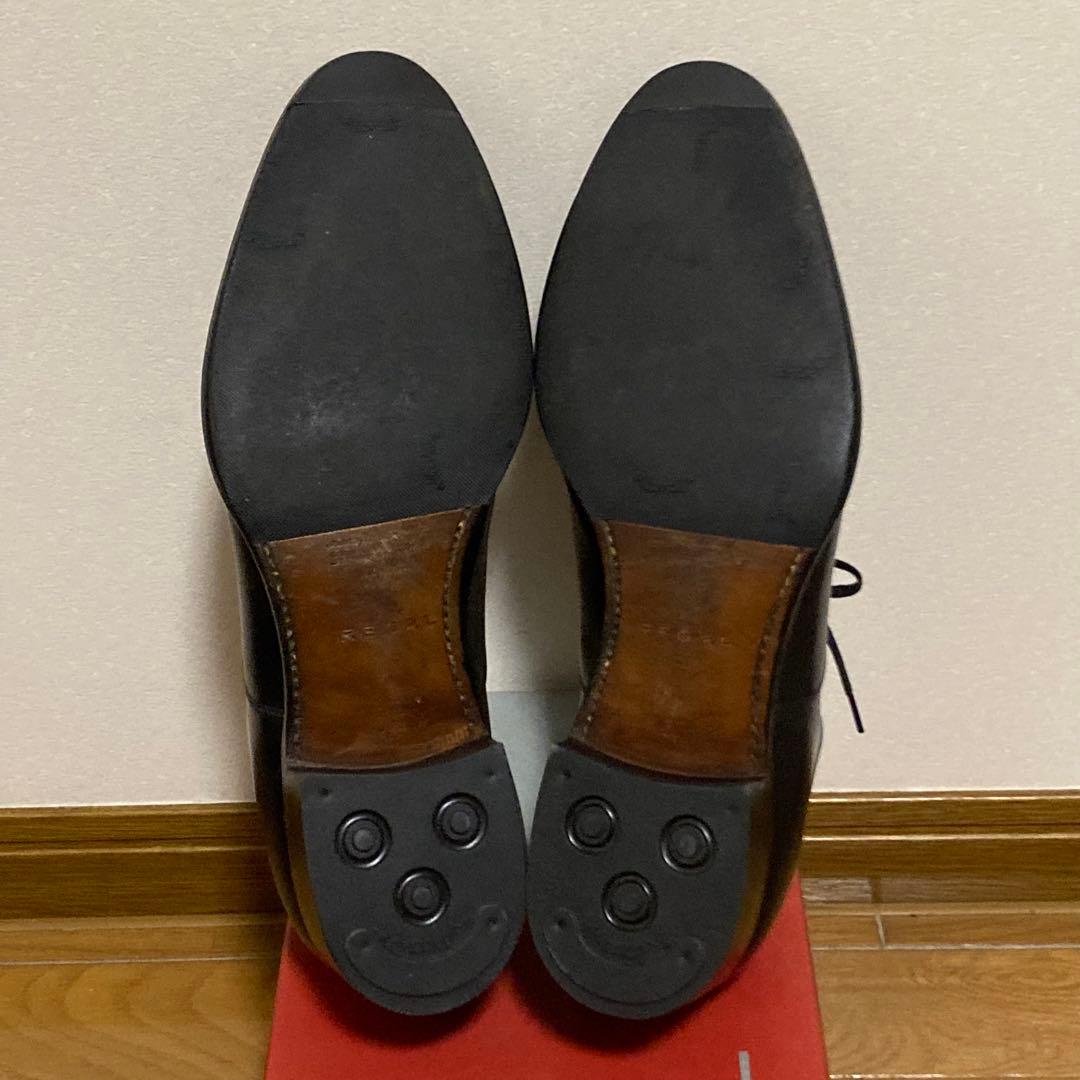 【美品】リーガル01DR ストレートチップ 26.5 ヒール交換済ハイリフト仕様