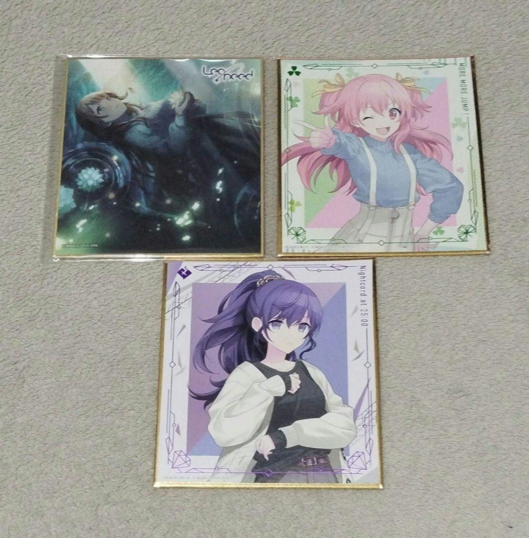 プロセカ まとめ売り 缶バッジ アクスタ 特典 色紙 ウエハース