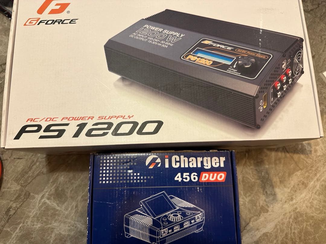 iCharger 456 充電器　1200W 安定化電源　セット