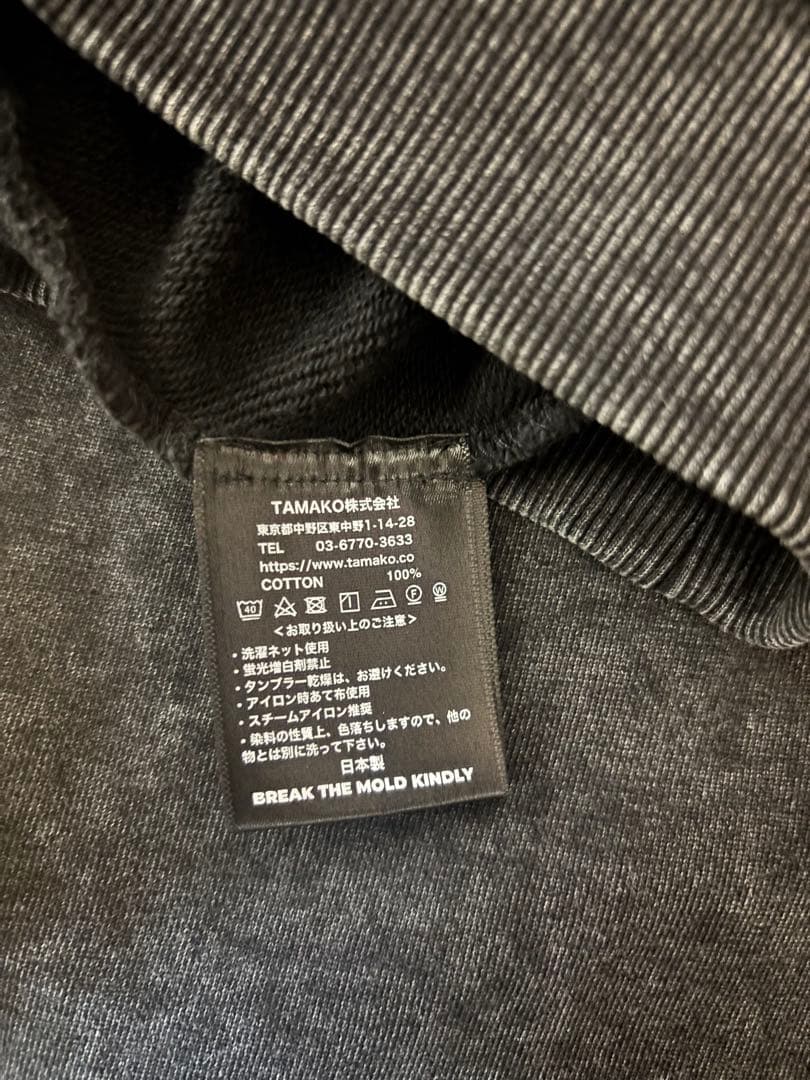 トップス BTMK PULLOVER HOODIE washed