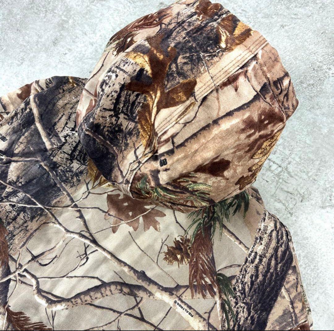 【希少】リアルツリーカモ アクティブジャケット 古着 L 冬服